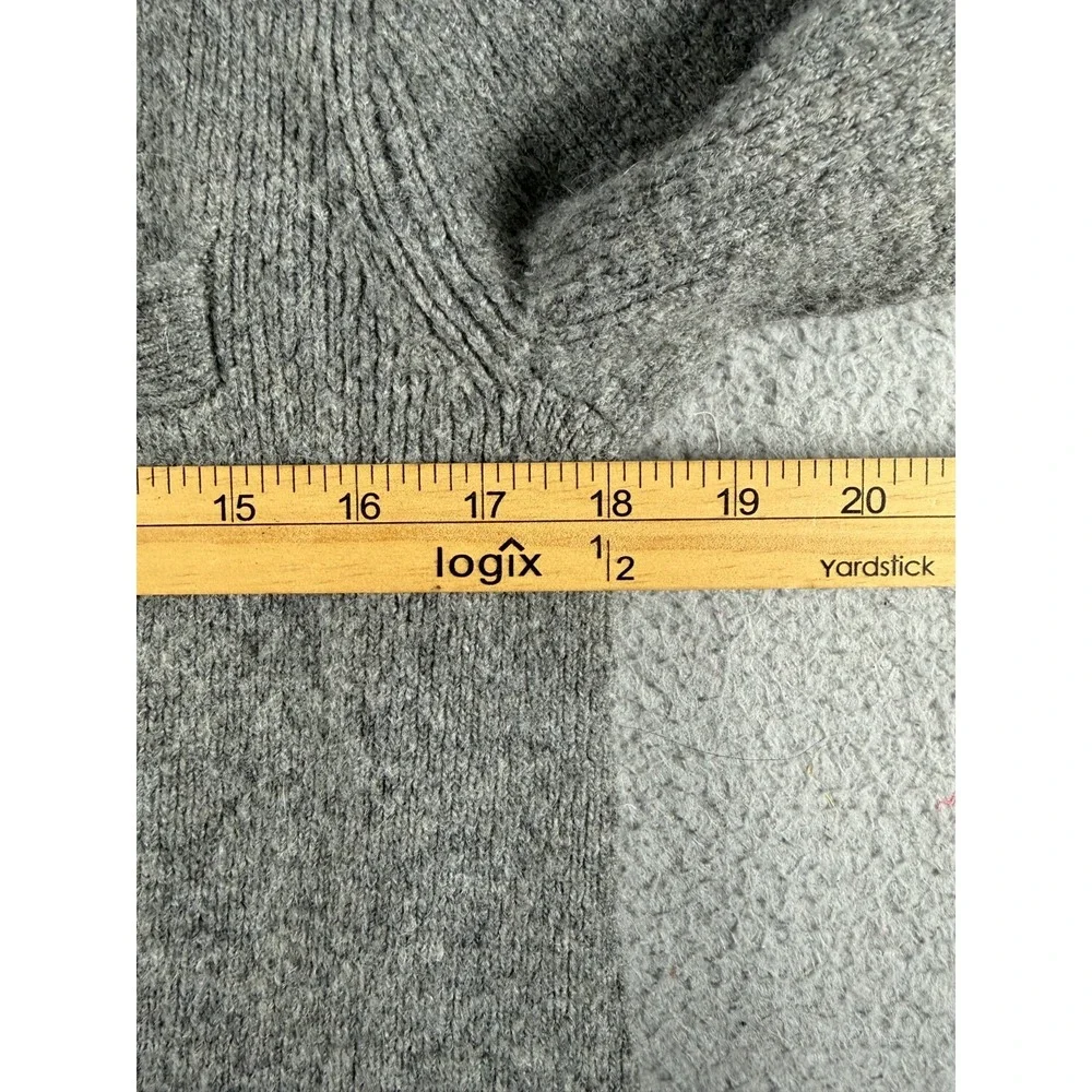 J Crew‎ Gray Oversized Cardigan Blazer Sweater Womens XXS 2XS Wool Blend Preppy